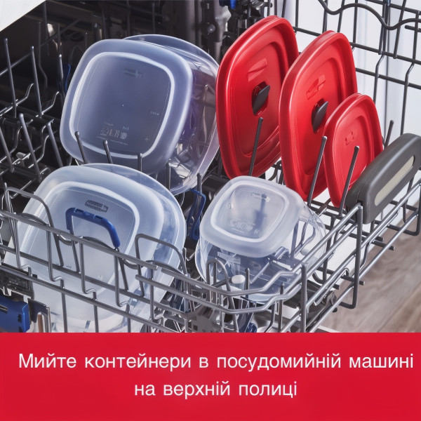 Емкость EasyFindLids 710 мл для СВЧ прозрачная Rubbermaid