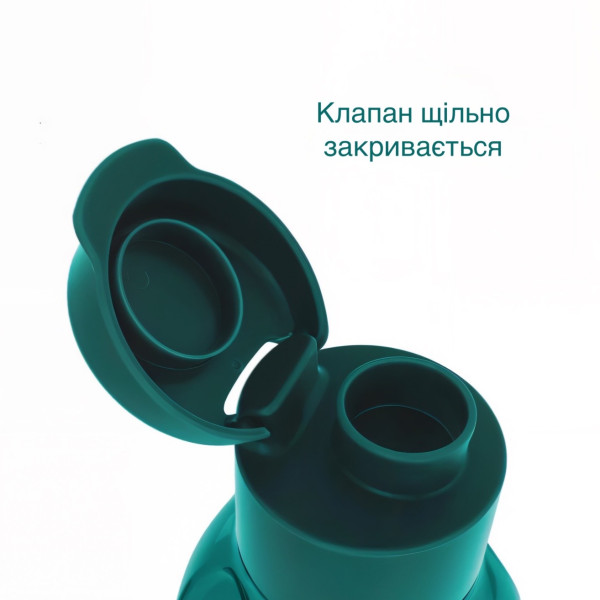 Еко-пляшка 0,75л із клапаном Tupperware смарагдова