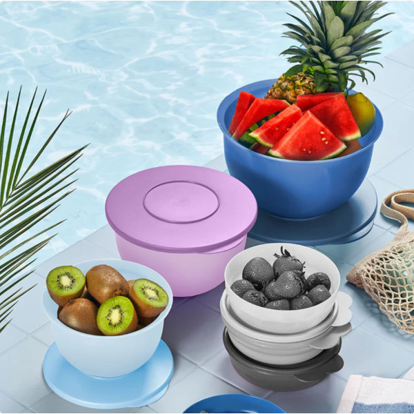 Герметичная чаша Очарование 2,5л  Tupperware сиреневая