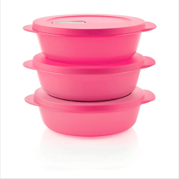 Ємність Нова хвиля 890 мл Tupperware рожева