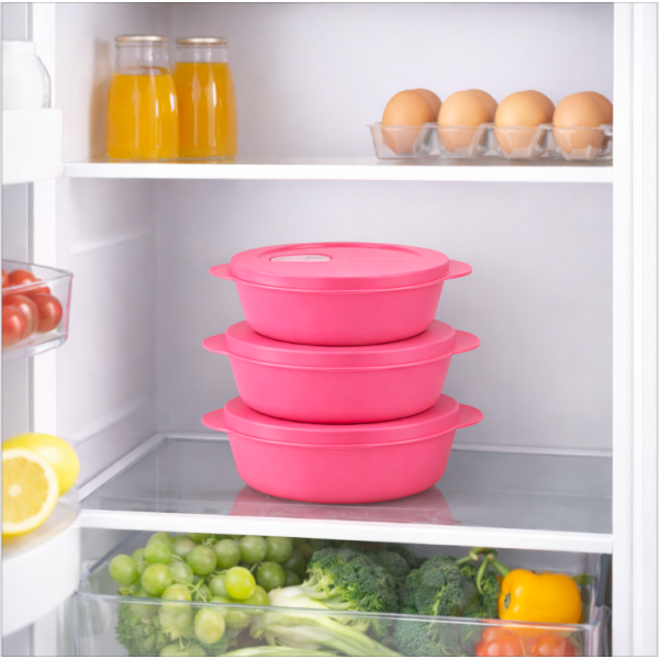 Ємність Нова хвиля 890 мл Tupperware рожева