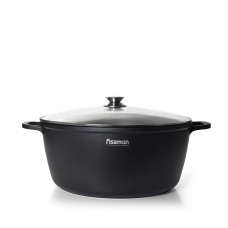 Каструля Fissman GRETA 28x12,5 см / 6,5 л з кришкою (14340)