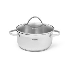 Каструля зі скляною кришкою Fissman LUMINOSA 24x11,5 см на 5,1 л (5334)