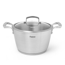 Каструля Fissman MILLENIUM 24x14 см / 5,6л з кришкою (5364)