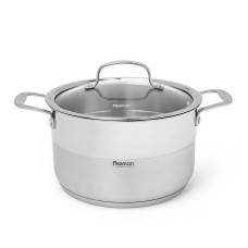 Каструля Fissman NORDIA 24x14 см / 6,4 л з кришкою (5374)