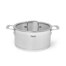 Кастрюля Fissman FOBUS 24x12 см/5,4 л со стеклянной крышкой (5384)