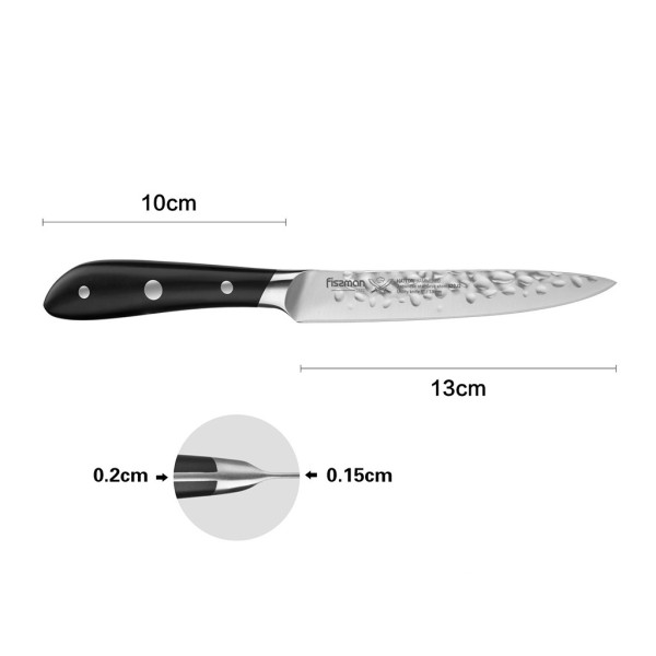 Універсальний ніж Fissman HATTORI 13 см hammered (2532)
