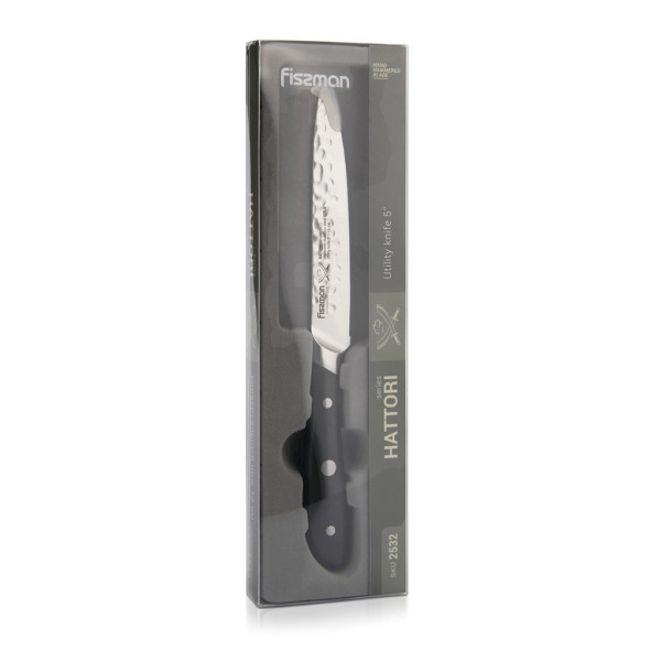 Універсальний ніж Fissman HATTORI 13 см hammered (2532)