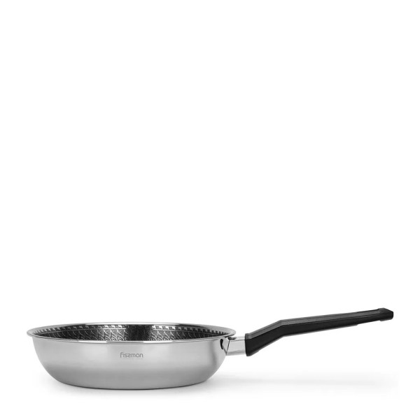 Сковорідка для жарки Fissman IRON CHEF 24x5,5 см нержавіюча сталь з антипригарним покриттям (5455)