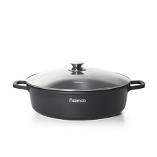 Сотейник Fissman GRETA 32x8 см / 5,1 л з кришкою (14344)