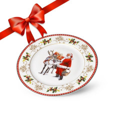 Тарілка Fissman CHRISTMAS 19,5 см фарфор (13781)