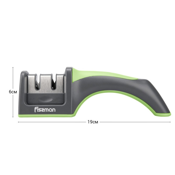 Точило для ножів Fissman 19x5x6 см двох крокова заточка (2961)