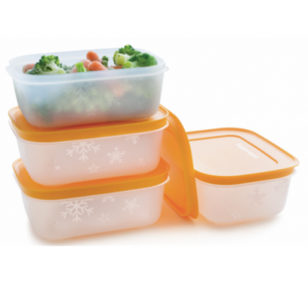 Набір охолоджувальних лотків Tupperware 1л низький, 1л високий 2шт і 450мл 2шт