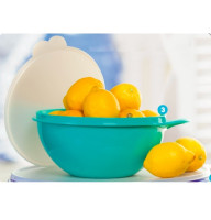 Герметична ємність Міліан 2,75л Tupperware бірюзова з перламутровой кришкою