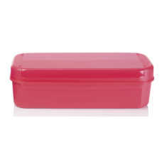 Кришталева ємність 1,1 низька Tupperware червона