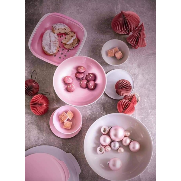 Корзина Аллегро 1,3л Tupperware розовая