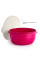 Замесочное блюдо Профи 1л Tupperware розовое