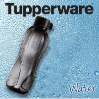 Еко-пляшка 1л з гвинтовою кришкою Tupperware чорна