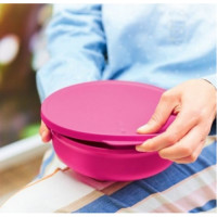 Чаша Алоха 1л Tupperware розовая