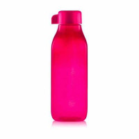 Эко-бутылка 500мл Tupperware квадратная малиновая