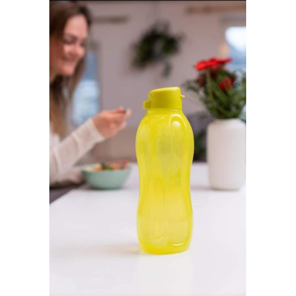 Эко-бутылка 1,5л с клапаном Tupperware салатовая