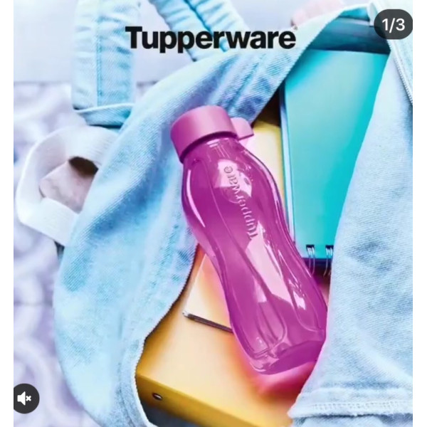 Еко-пляшка 310мл з гвинтовою кришкою Tupperware фіолетова