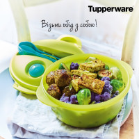 Набір Завжди з собою із приладами Tupperware для НВЧ 1,5л салатовий