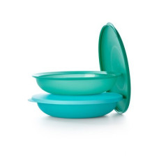 Набір тарілок Чарівність 700мл Tupperware бірюзових 2шт