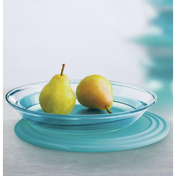Блюдо Элегантность 1,5л  Tupperware бирюзовое