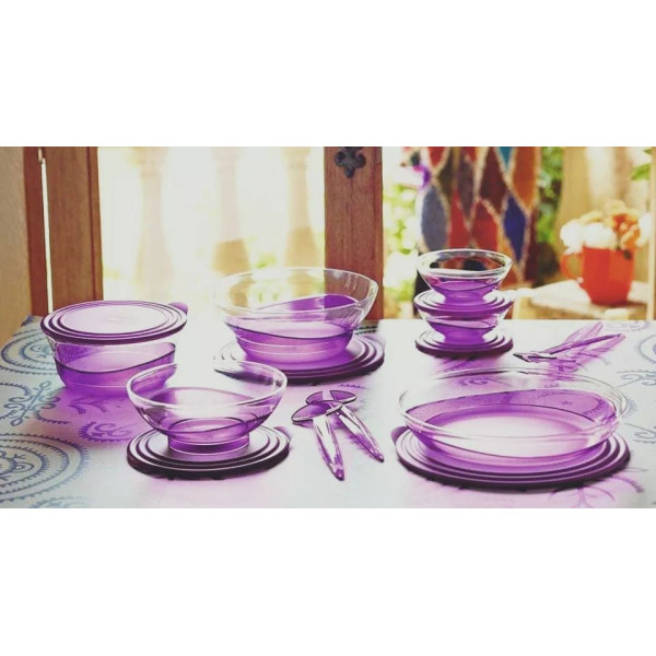 Чаша Элегантность 3,2л Tupperware фиолетовая