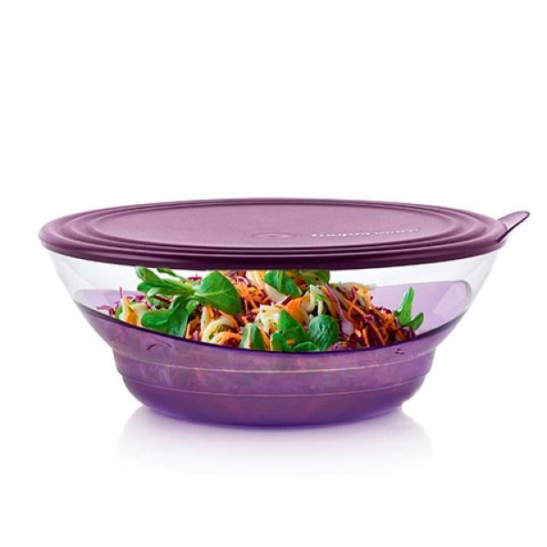 Чаша Элегантность 3,2л Tupperware фиолетовая
