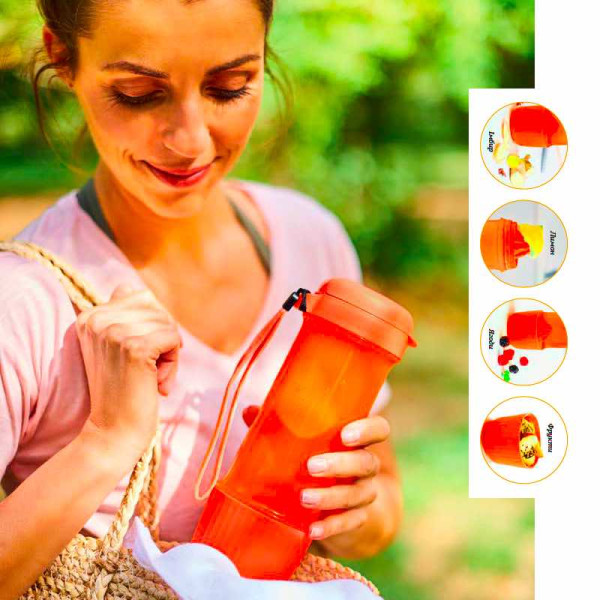 Пляшка Вітамінний заряд Tupperware помаранчева