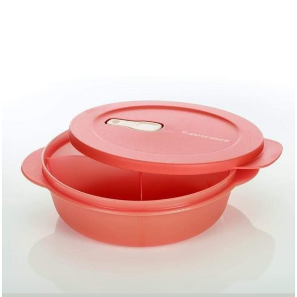Ємність Нова хвиля з роздільником 920 мл червона Tupperware
