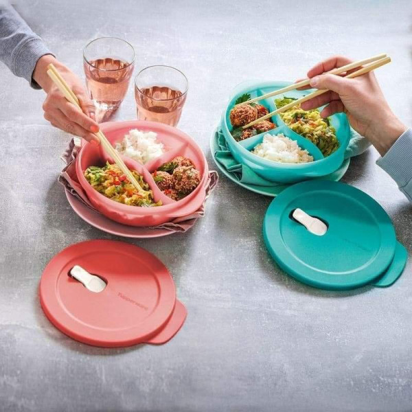 Ємність Нова хвиля з роздільником 920 мл бірюза Tupperware