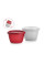 Набор стаканчиков Kit cups красно-белый Tupperware