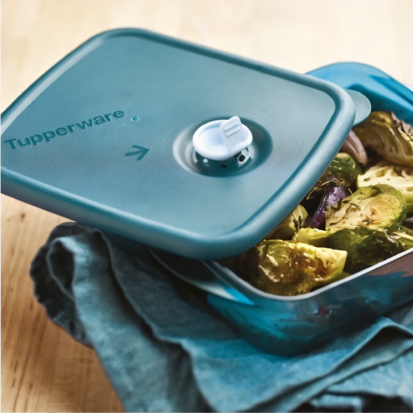 Контейнер Нью 600мл для СВЧ бирюзовый Tupperware