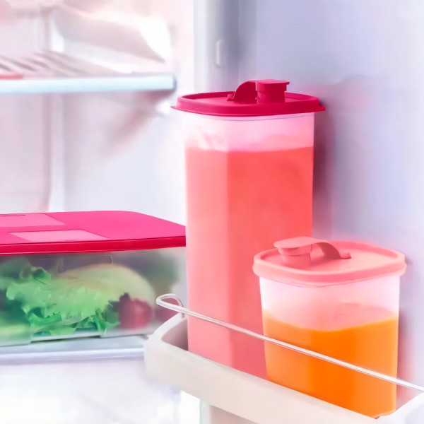Универсал 2л с розовой крышкой Tupperware